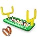 Inflatable Football Field Cooler Football Party Drink Cooler and 2 Pcs Inflatable Football Football Beach Balls Inflatable Cooler Buffet for Football Party Favors for Birthday Sports Party Decorations