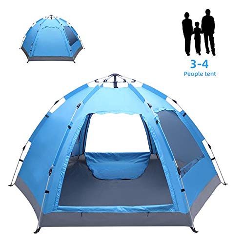 Carpa automática para 3-4 personas impermeable para camping miniatura 4