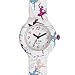 Orologio HIP HOP BAMBINA KIDS FUN quadrante MONO-COLORE BIANCO movimento SOLO TEMPO - 3H QUARZO e CINTURINO SILICONE BIANCO HWU0902