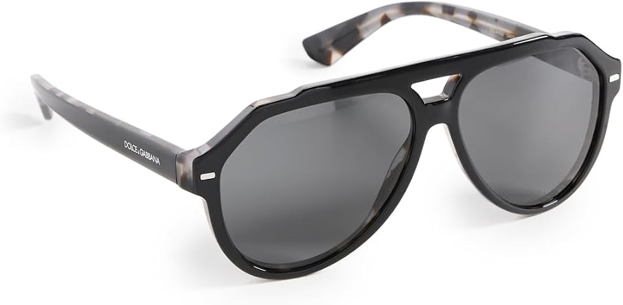 Dolce & Gabbana Womens Acetate Aviator Sunglasses