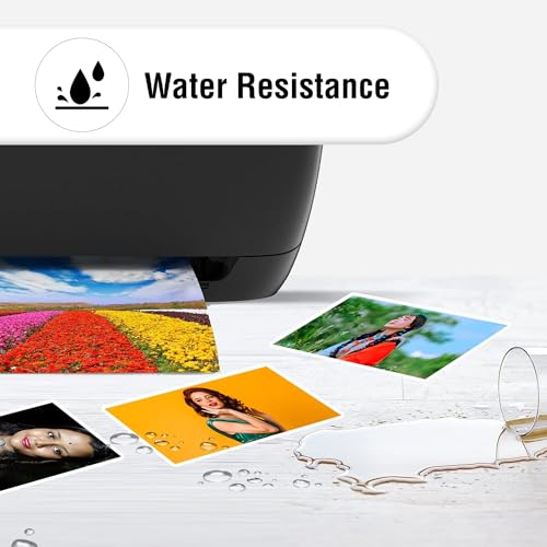 Image of VMS Professional 220 GSM A4 Double Side Glossy Photo Paper - Waterproof, Pack of 2 x 20 sheets, Compatible with all Inkjet Printers