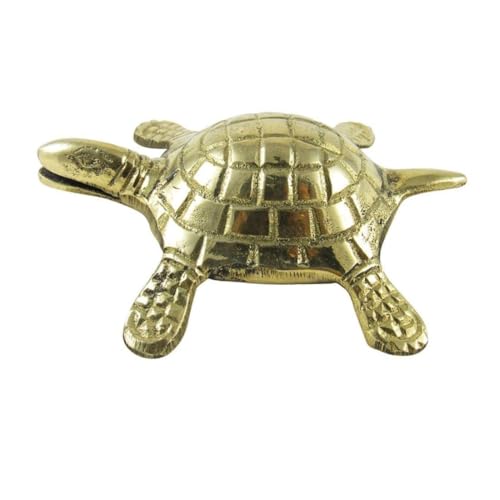Image of Premium Turtle Idol 100% Pure Brass Statue Decorative Showpiece for Home, Office and Gifting (Big)