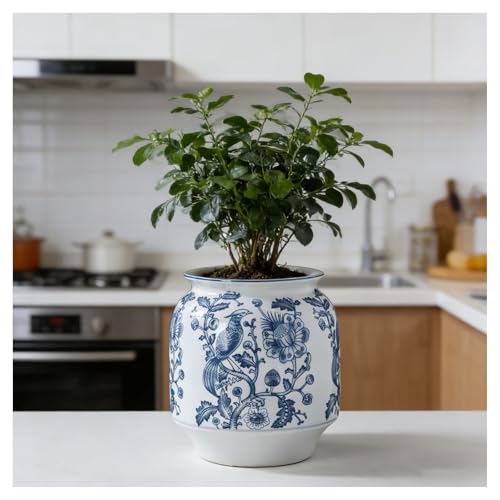 Pot de fleurs traditionnel en céramique au design intérieur extérieur - 8