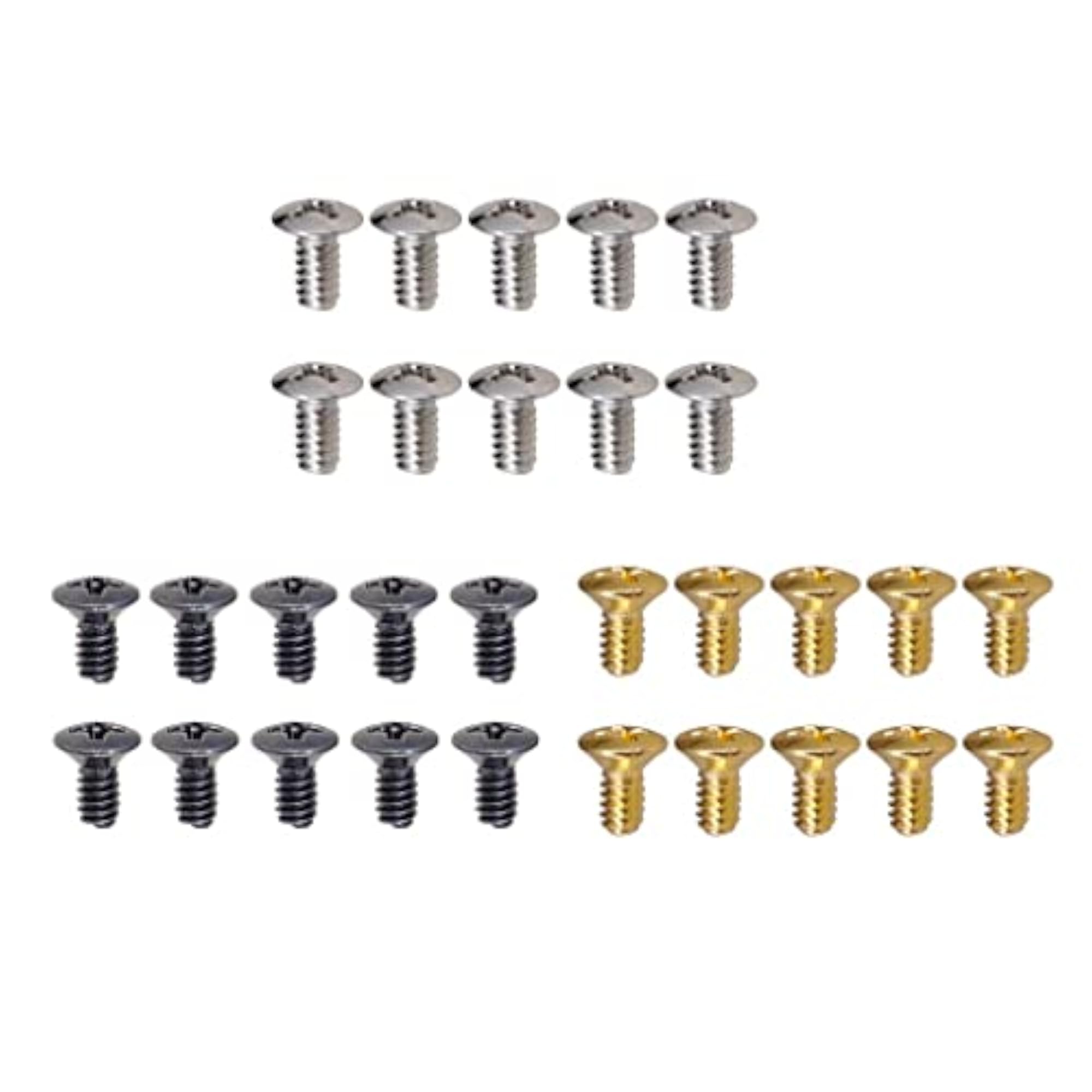 10Pcs Guitar Switch Fixed Screws and Nuts