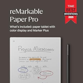 reMarkable Paper Pro Bundle – Includes 11.8” reMarkable Paper Tablet, and Marker Plus Pen with Eraser