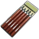 義春刃物 高級 付鋼製 よしはる彫刻刀 プラケース入 5本組 HP-5