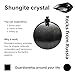 Karelia Shungite Pendant - Circle Base - Wearing this Shungite Necklace Improves and Protect Your Energy Flow - Stone from Russian Mine