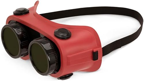 Vista 10 de Jackson Safety Gafas de seguridad retro de la serie WS – Protección ocular de soldadura y corte para hombres y mujeres – Ventilación indirecta, se