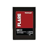 Patriot Flare 60GB MLC NAND Solid State Drive, SSD, Transfer Speeds Up to 555 MB/s PFL60GS25SSDR