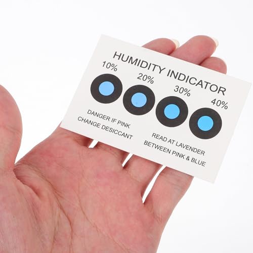 Tarjetas de detección de humedad de 4 puntos 10%-40% para museos 4