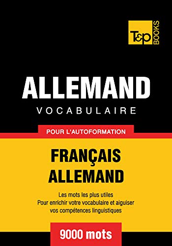 Vocabulaire Français-Allemand pour l'autoformation...