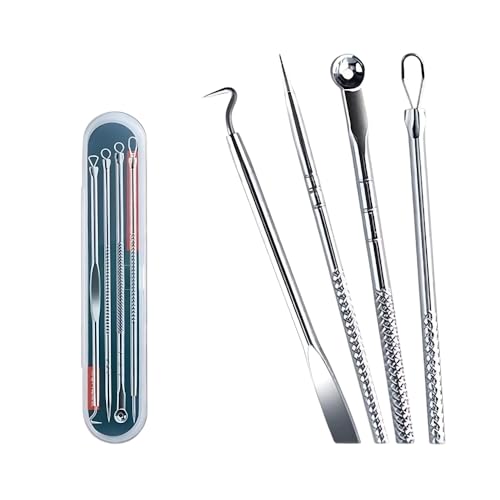 Kit Removedor de Cravos e Espinhas Profissional 4 Peças Inox com ...