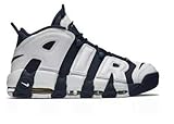 [ナイキ] エア モア アップテンポ Air More Uptempo Olympic Basketball Shoe メンズ 414962-104 バスケット バッシュ White Navy (measurement_25_point_5_centimeters)