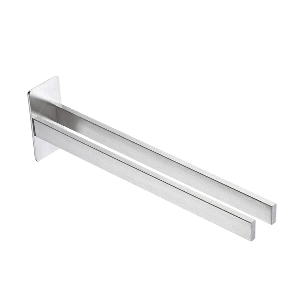 Porte serviettes mural étanche double barre pour organiser facilement la salle de bain familiale