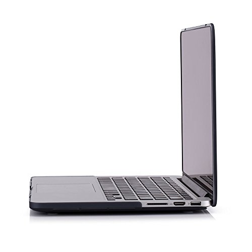 Coque MacBook Pro 13 Retina noir A1502 protection écran et clavier rigide