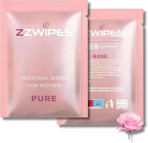 ZZWIPES Wet Wipes for Women, Men, Kids & Dogs – Alcohol-Free (Pack of 30each) Individually Wrapped, Large, Aloe Vera & Chamomile Infused, Ideal for Intimate Hygiene, Travel, & Sensitive Skin Care - Image 3