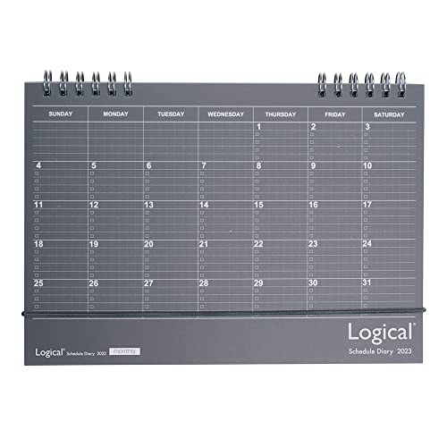 ロジカルダイアリー2023リングタイプ/A5/ブラック CLT-A502-23D