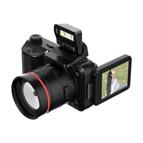Appareil photo de voyage avec lumière LED pour filmer même en basse lumière
