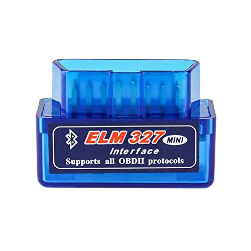 zmart ELM327 Ver1.5 青 OBD2 Bluetooth 自己診断 Android ドングル 追加メーター ダブル2PCB PIC18F25K80 BT 診断 インターフェース 車 ELM327