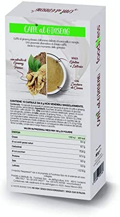 FoodNess - Capsule Caffè al ginseng zucchero di