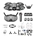 DJI Neo 2 Motion Fly More Combo Bundle mit Zubehör, 4K Drohne für Einsteiger mit RC Motion 3 und Goggles N3, Stabile Übertragung mit Digitalem Sendeempfänger, FPV-Flug, 3 Akkus (Bundle 2)