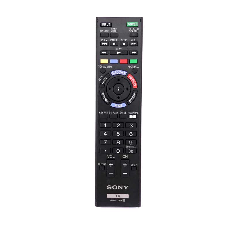 Replacement Remote Control Replace for TV/Audio/Projector RM-YD103 for Sony LCD TV for RM-YD102 KDL-40W590B KDL-40W600B