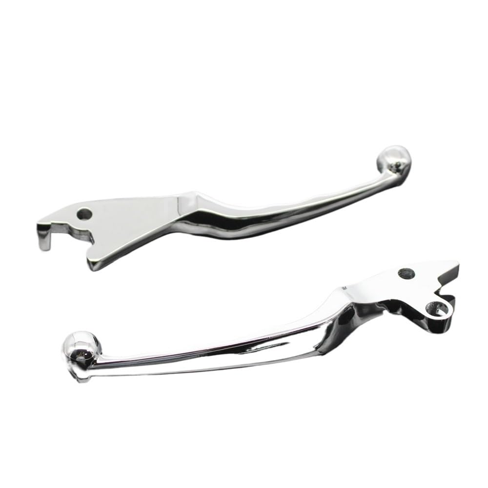 KAGOUKA Motorcycle Skull Brake Clutch Levers for Suzuki for Boulevard C90 S50 S83 2005 2006 2007 for Intruder 800 1400 1998-2004 1500 1994-2004(Silver)
