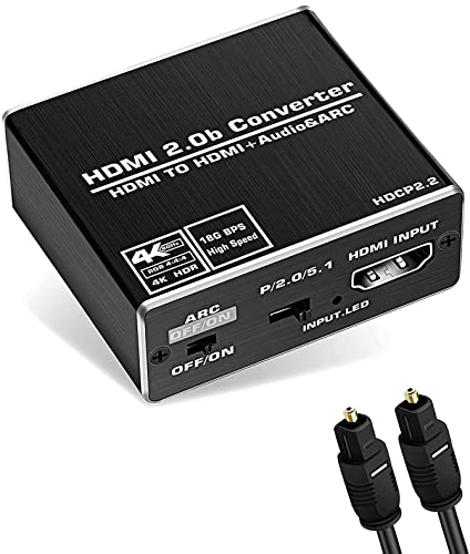 [Ewise] HDMI  fW^ XeI o AiOo I[fBI@ PS5 PS4 HDMI + SPDIF + 3.5mm (L/R) 4K*2K(60Hz) / 1080(120Hz) HDRΉ HDCP2.2 HDMI 