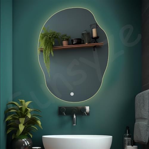Sunsyze 18x24 inch Wall Mount Bathroom Mirror with Light - Image 3