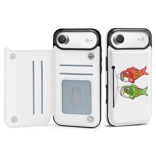 iPhone17Air用ケース 手帳型 和風 鯉のぼり アイフォン17Air用ケース 手帳型 財布型 スマホケース PUレザー おしゃれ カード収納 スタンド機能 いPhone17Airカバー