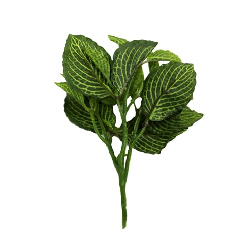 Image of Enhance Your Space with Artificial Green and Light Green Leaf Decor Foliage for Stunning Interiors Decorative Items for Home;Office; Room; Living Room; Table; (Without Vase)