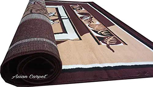 Image of Anti Skid Soft Acrylic Wool Carpet for Living Room & Bedroom (Design 17, 6 x 8 Feet)