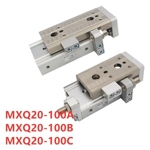 Vérin de guidage coulissant MXQ20-100 pour éliminer le jeu mécanique