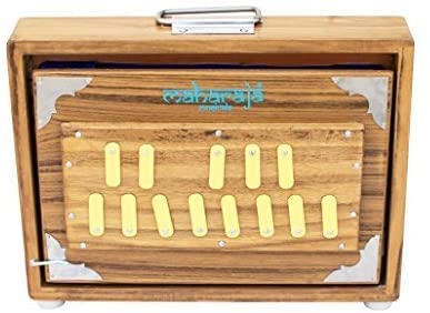 Shruti Box en bois de teck 13 notes do à do instrument indien de drone