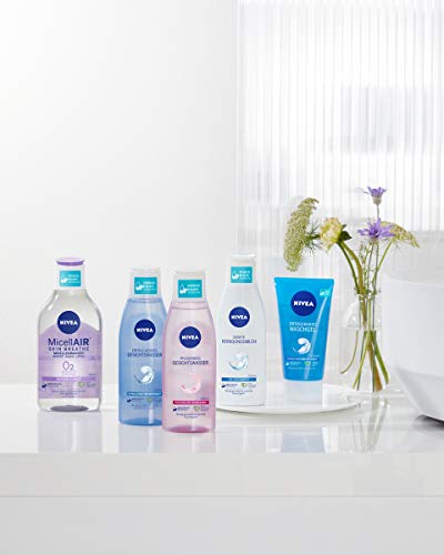 NIVEA Pflegendes Gesichtswasser für trockene und sensible Haut (200 ml), Gesichtspflege beruhigt die Haut, Gesichtstoner pflegt besonders zart mit Mandelöl - Image 8