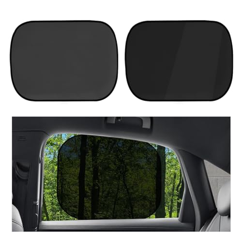 povtii 2 PCS Car Window Shade, 17.3'&times;14.4' Vehicle Sunshade Protector for Side and Rear Window...