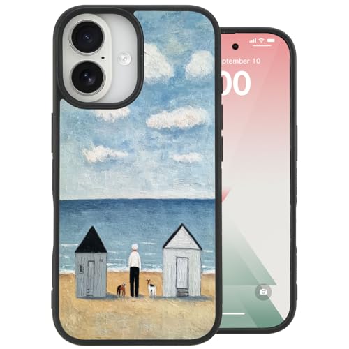 Coque iPhone 16 artistique anti-décoloration transfert de chaleur