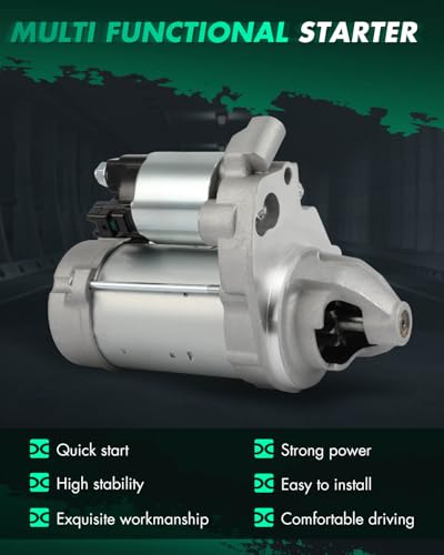 Image of SCITOO Starter Motor fit for Toyota for Sequoia 4.6L 2010-2012,for Toyota for Tundra 4.6L 2010-2019 Replacement Starter 19175