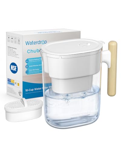 Waterdrop Chubby 10-cup water filter pitcher