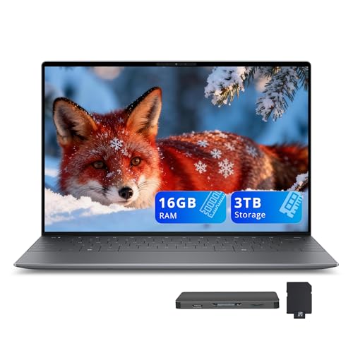 Image of Dell XPS 13.4 inch FHD+ Copilot+ PC Laptop, Intel Core Ultra 7 256V, 16GB RAM, 3TB Storage (2TB SSD+1TB Docking Station Set), Backlit Keyboard, Fingerprint Reader, FHD+ IR Webcam, Win 11, Graphite