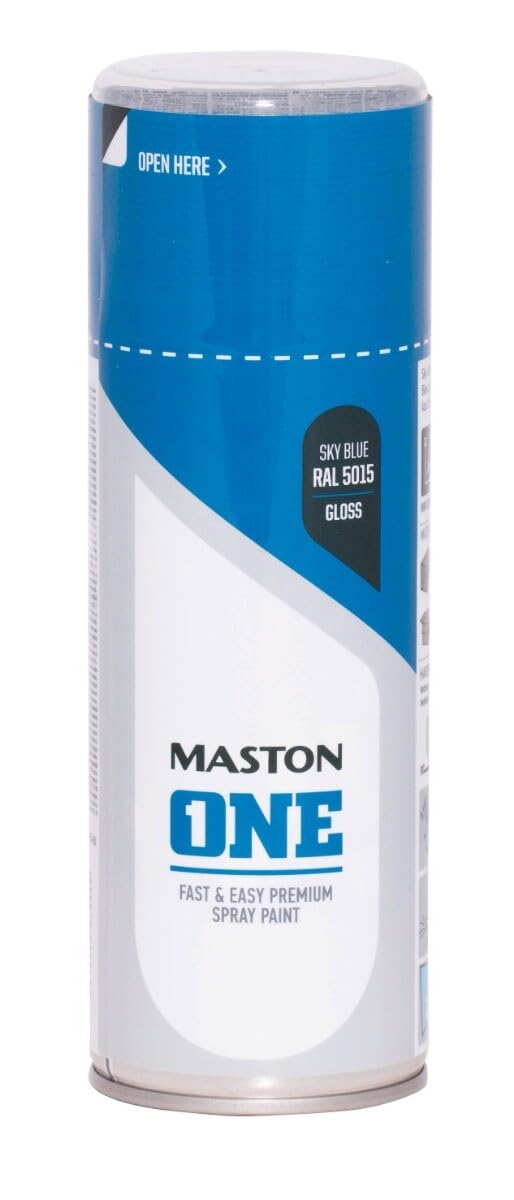 Maston Spray Paint ONE - Gloss Sky Blue RAL5015 400ml