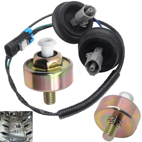Knock Sensors Wiring Harness Kit for Chevy Suburban Silverado Avalanche Tahoe Camaro GMC Sierra Yukon, for Hummer &amp; More GM Vehicles 5.3 4.8 6.0L 12601822 12589867 917-033