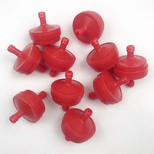 MERIGLARE 10x Cortador de Grama Vermelho 1/4