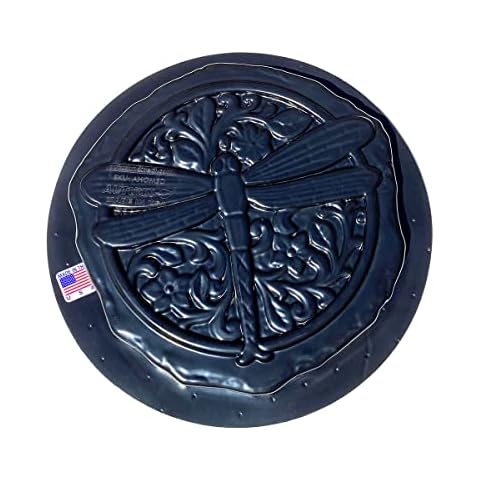 AUTUMN Dragonfly Round Stepping Stone Mold Cover