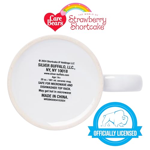Taza de cerámica Strawberry Shortcake 20oz Silver Buffalo miniatura 4