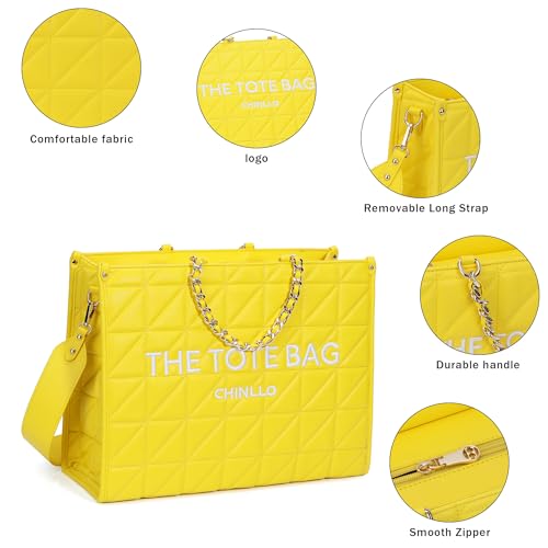 Image of Chinllo Laptop Tote Bag for Women Top Handle Satchel Purse and Handbags Work Compartment with Shoulder Strap