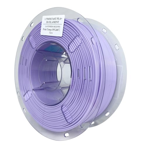 Image of EPAX High Speed PLA+ 3D Printer Filament, Fast PLA 3D Printing Filament, 1.75mm Diameter, Dimensional Accuracy + /- 0.03 mm, 1KG Spool, Lavender