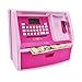 Talking ATM Savings Bank, Digital Piggy Bank, ATM Money Coins Machine for Kids Birthday Gift (Pink/Pink)