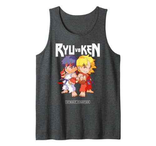 Street Fighter Ryu Ken Champion, Capcom-Charakter-Gaming-Pose Tank Top