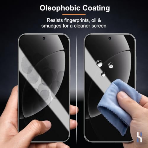 Image of Tempered Glass for Realme GT8 | GT8 Pro - Military Grade 9H Screen Guard, Anti-Scratch, Shatterproof, Edge to Edge Full Coverage - Black Border